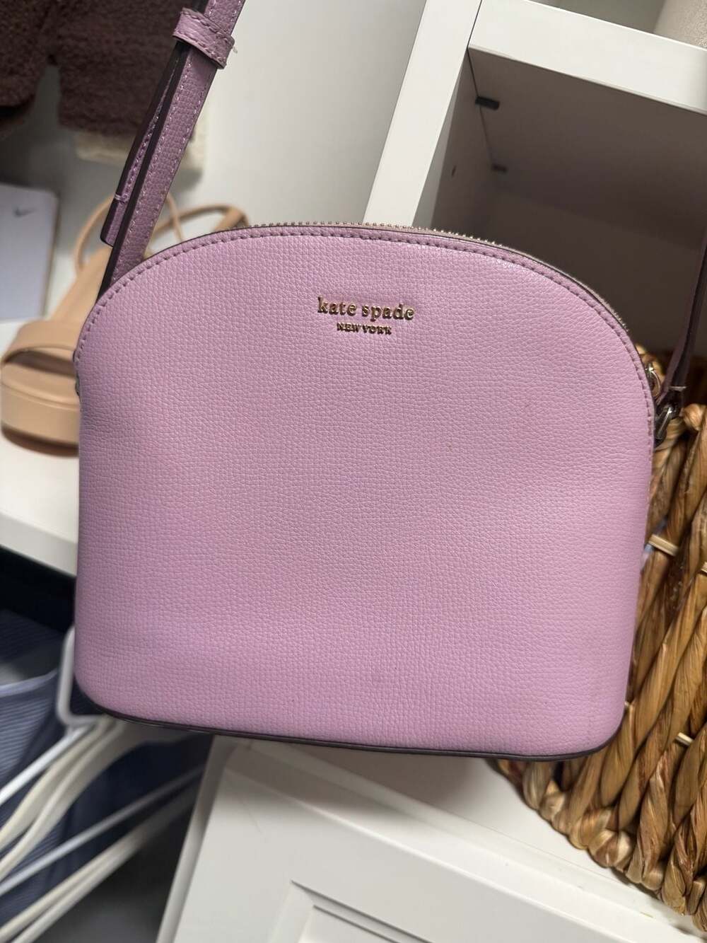 Kate Spade New York Silvia Mini Dome Crossbody Bag in Lilac